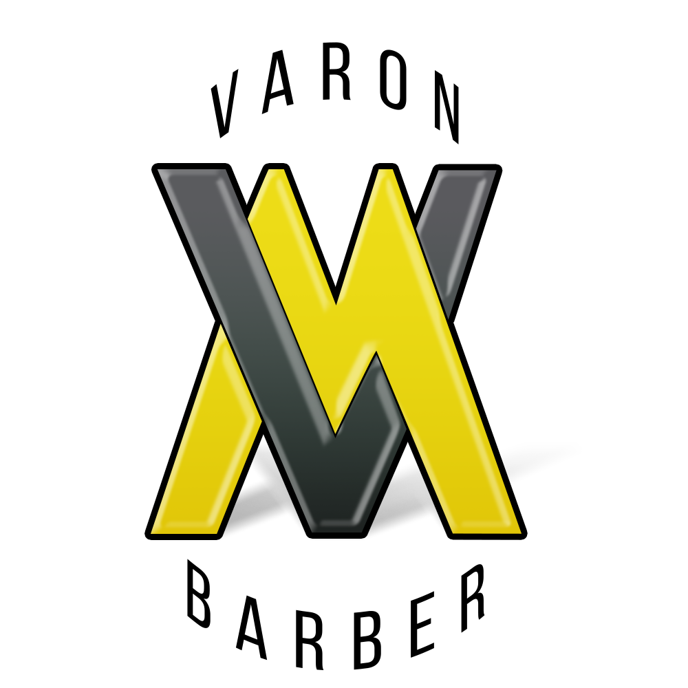 Logo Varon Barber Negro sin FOndo